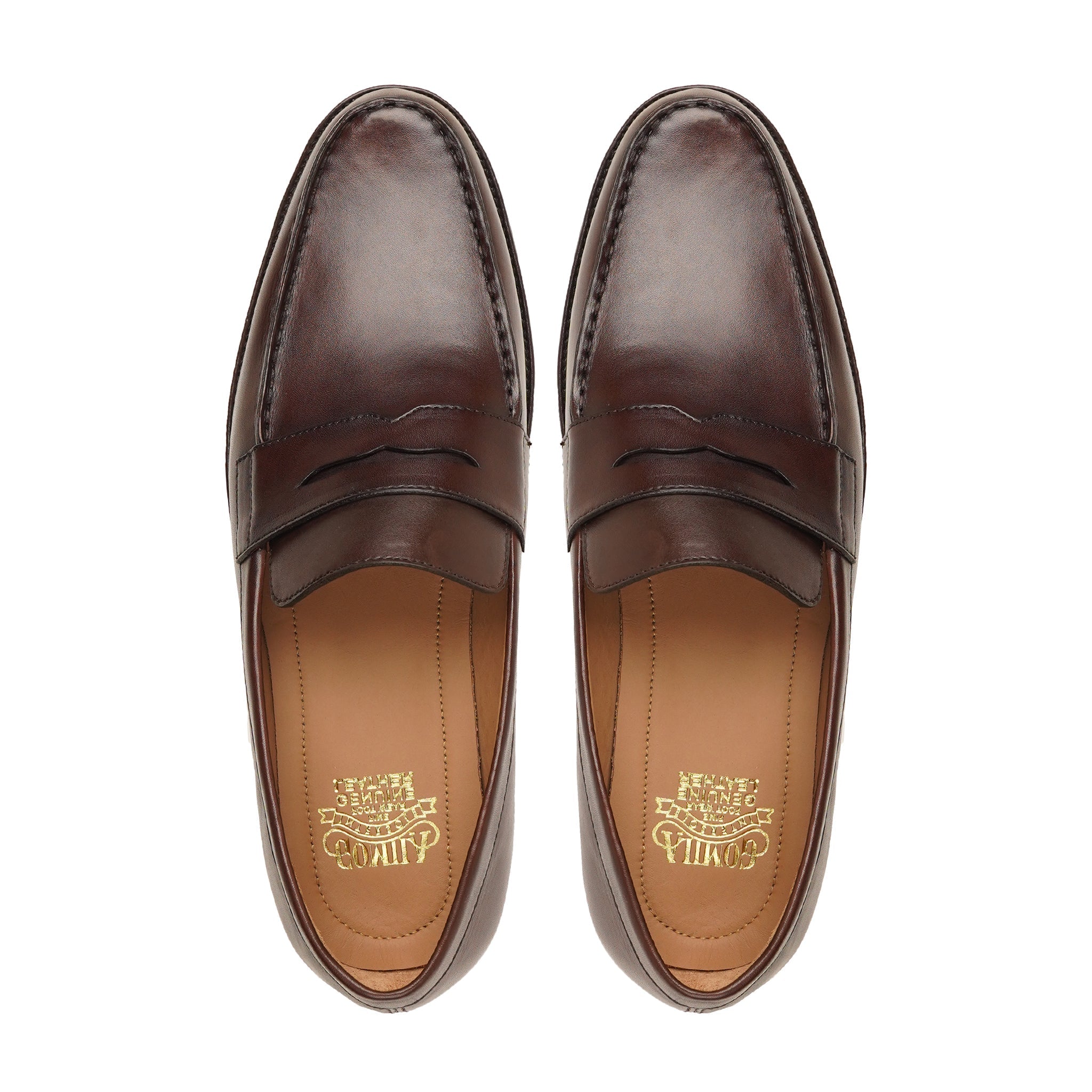 Gario - Men's Dark Brown Leather Loafer