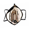 Demi - Black Milled Faux Leather Hand Bag