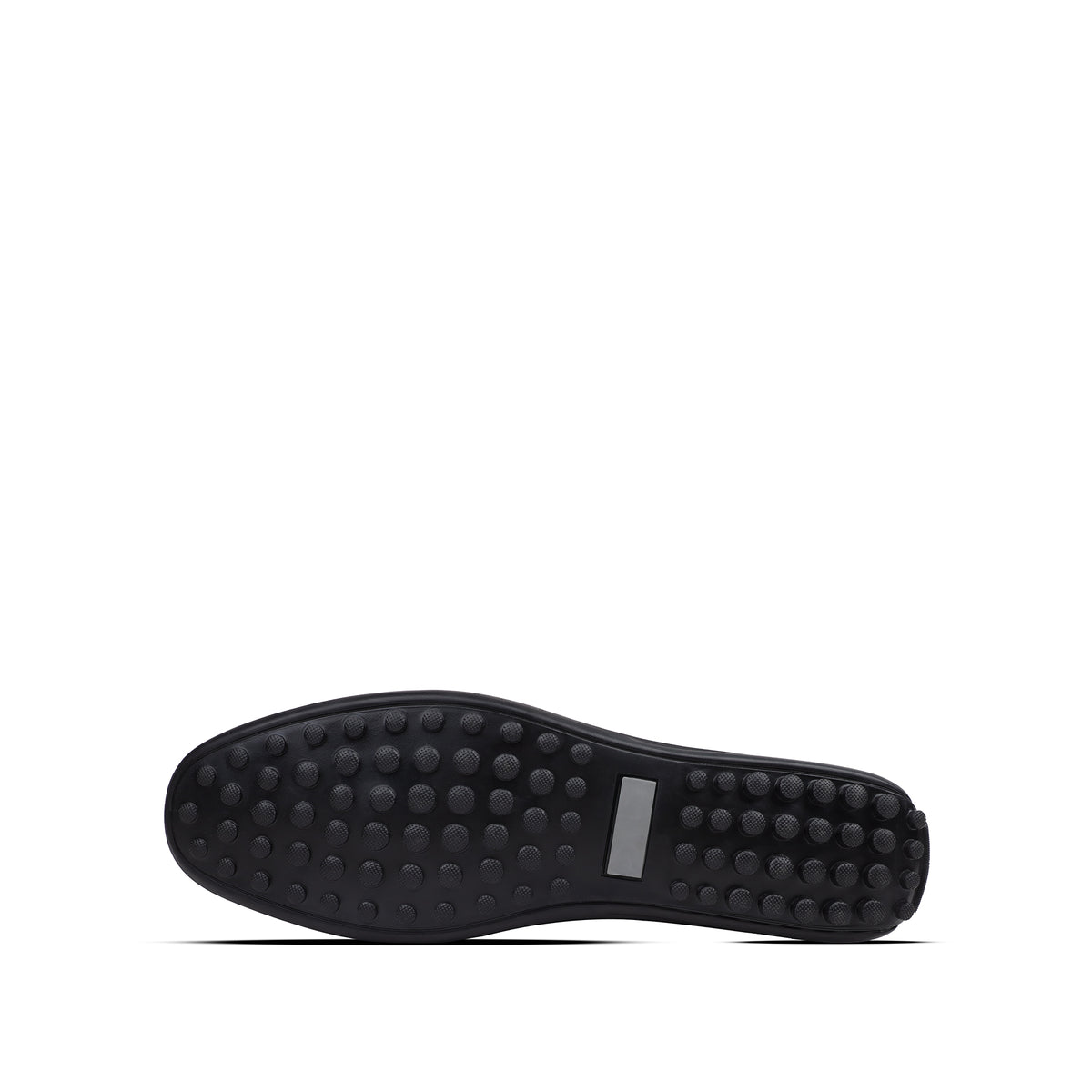 Giles - Men's Black Crocodile Textured & Calf Leather Driver