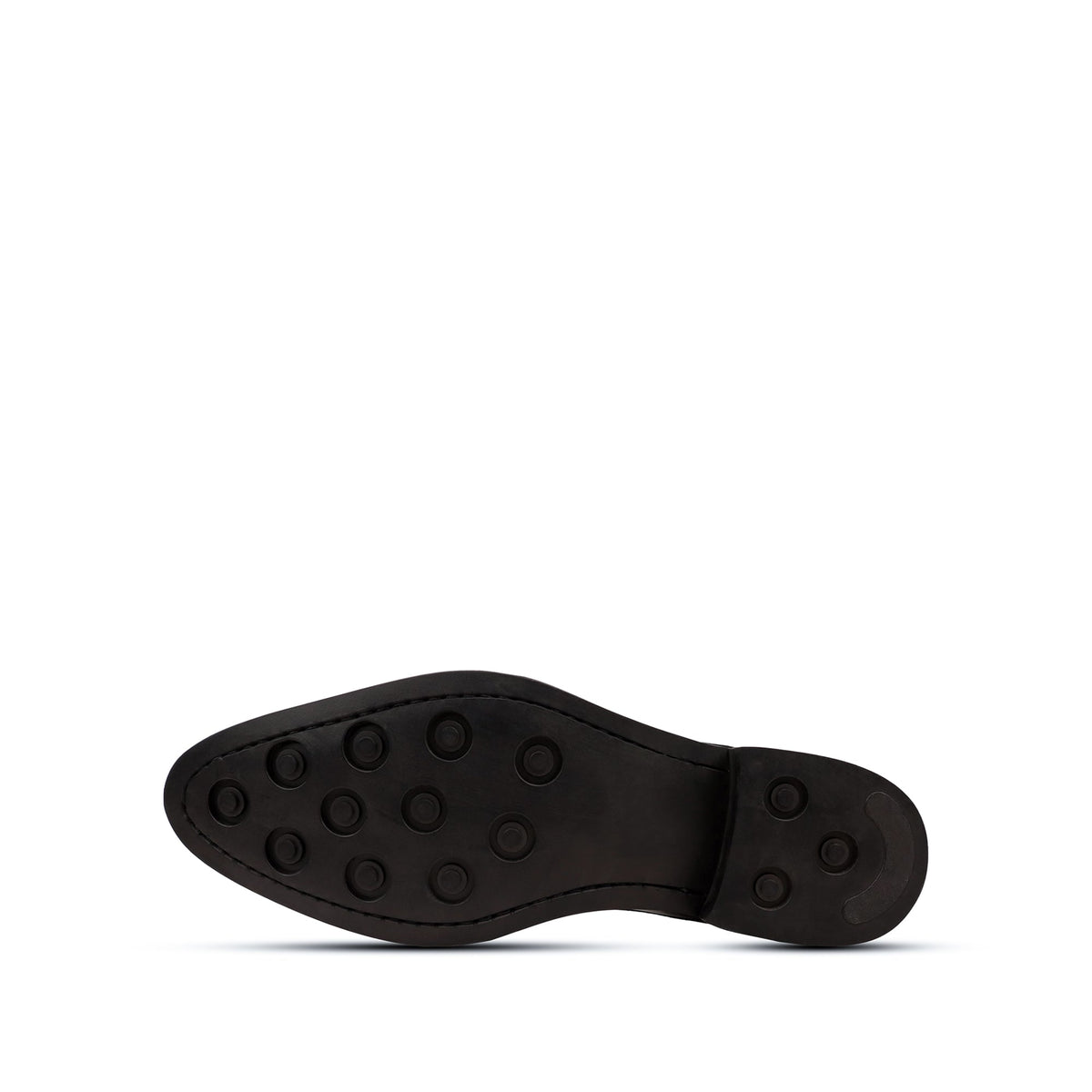 Vicente - Men's Black Leather Derby Shoe