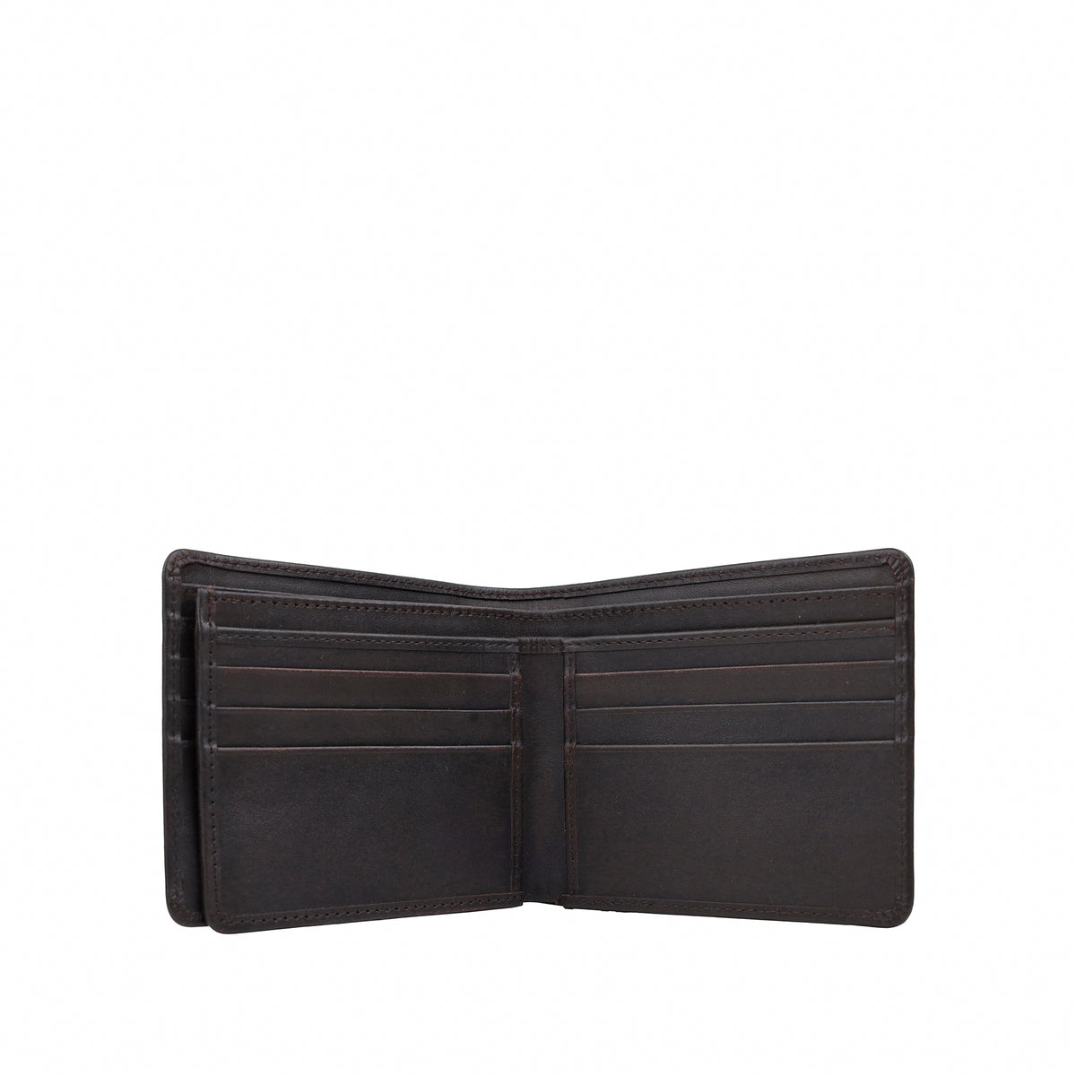 Miles - Dark Brown Calf Leather Wallet