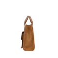 Velva - Cognac Kid Seude Hand Bag