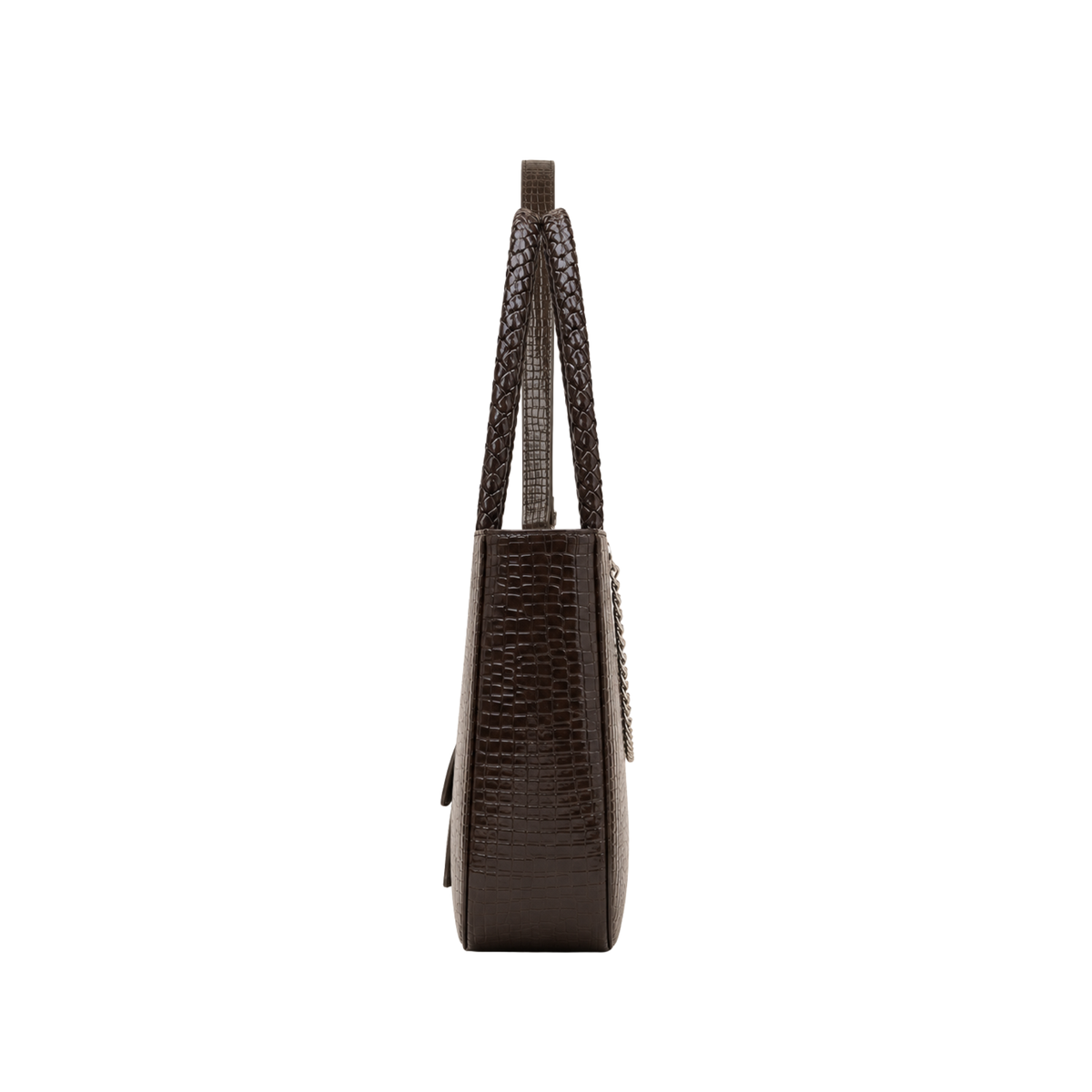 Lacey - Dark Grey Calf Leather Hand Bag