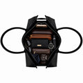Title Dean - Men's Black Milled Faux Leather Bag