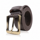 Belor - Men's Dark Brown Calf Leather Belt