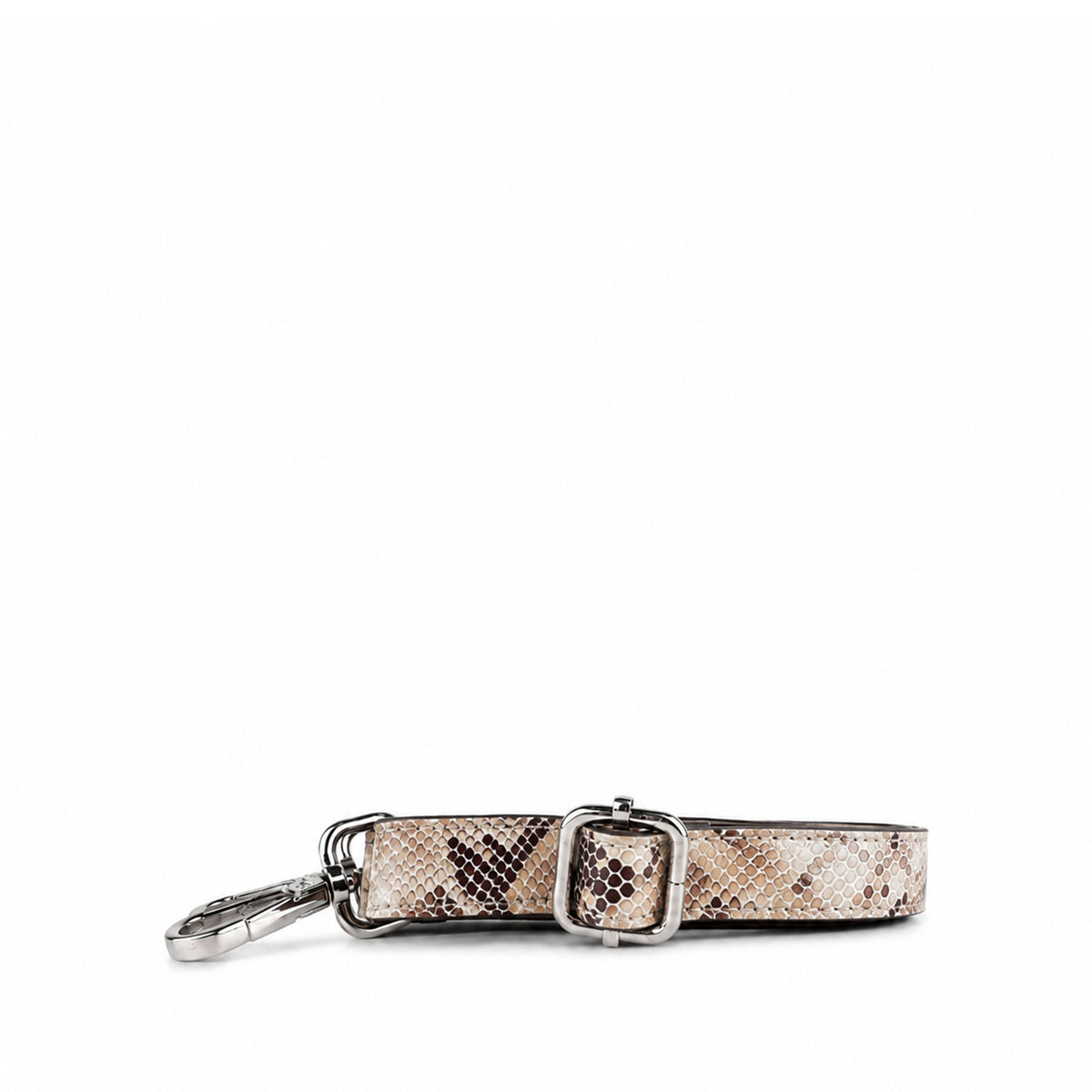 Victoria  - Snake Brown Print Micro Bag