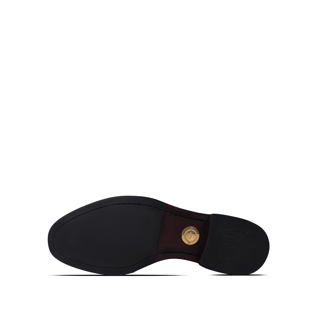 The Townhouse - Men's Oxblood & Green Box Leather Oxford