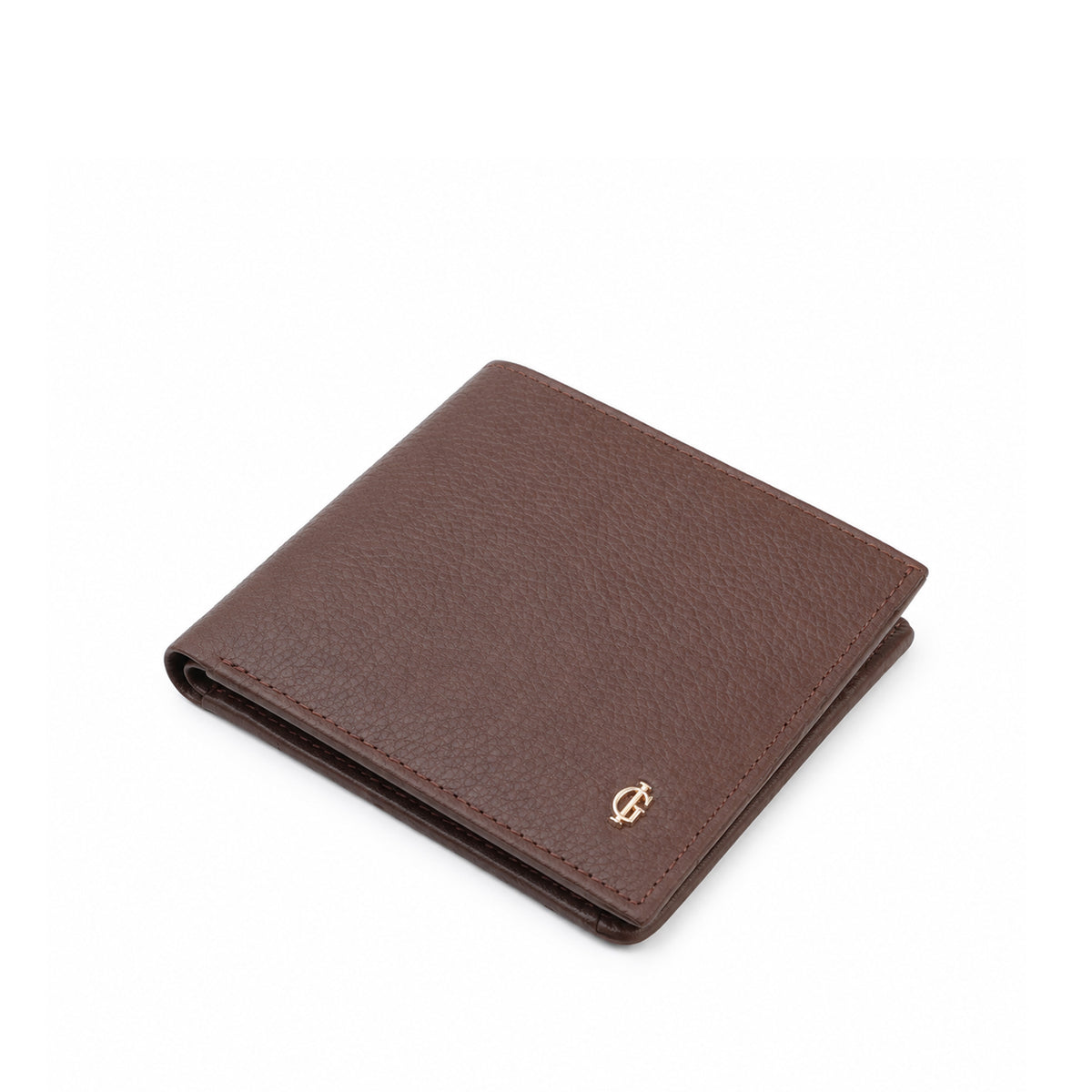 Boget - Light Brown Pebble Grain Leather Wallet