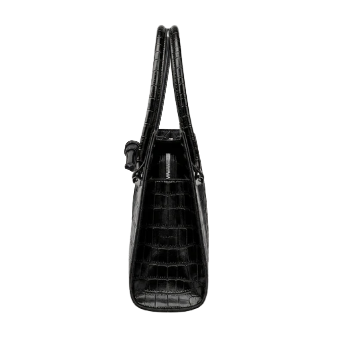 Alora - Black Calf Leather Hand Bag