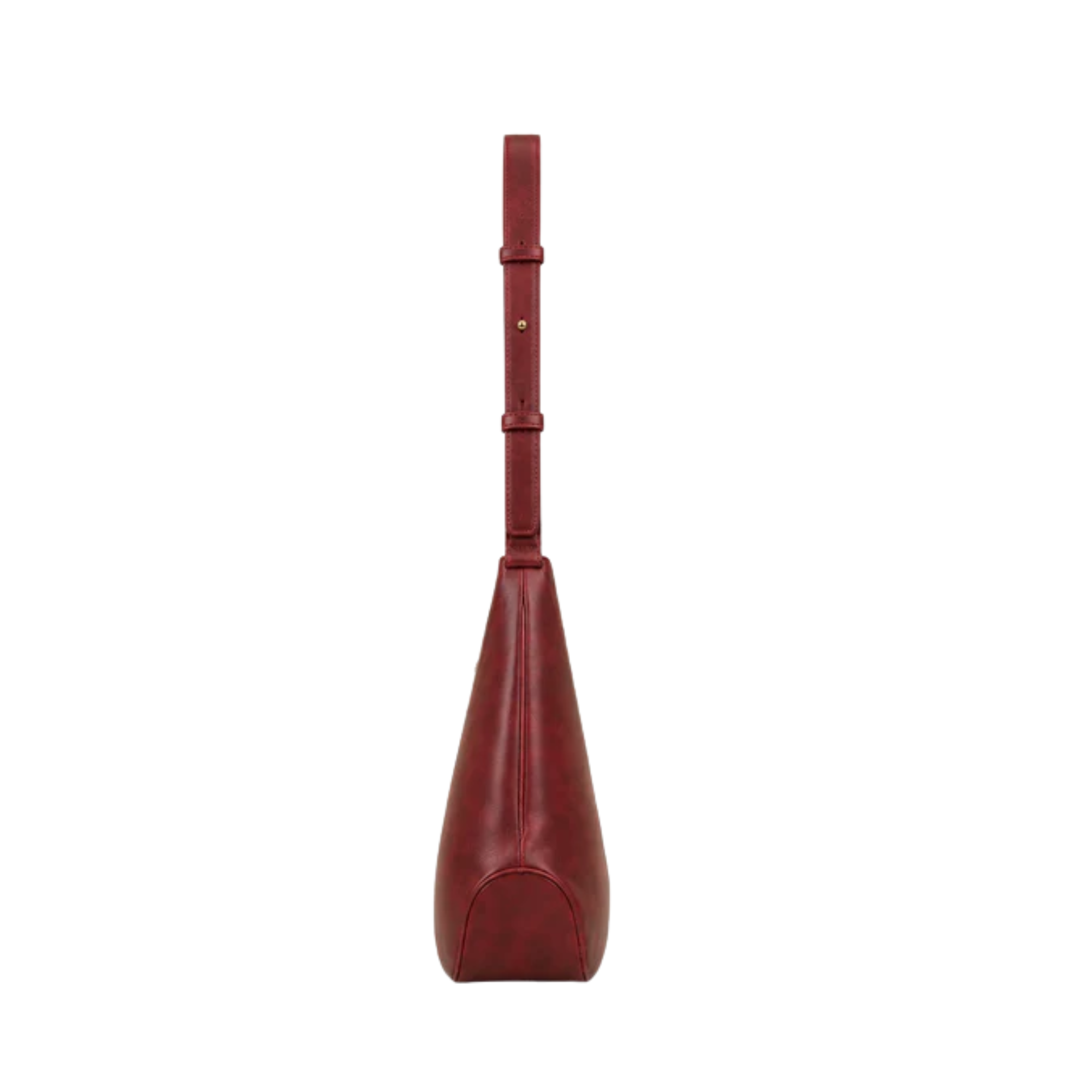 Lilura- Red Burnish Rexine Hand Bag