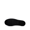 Hugh - Men's Black Pebble Leather and Mesh Fabric Sneaker