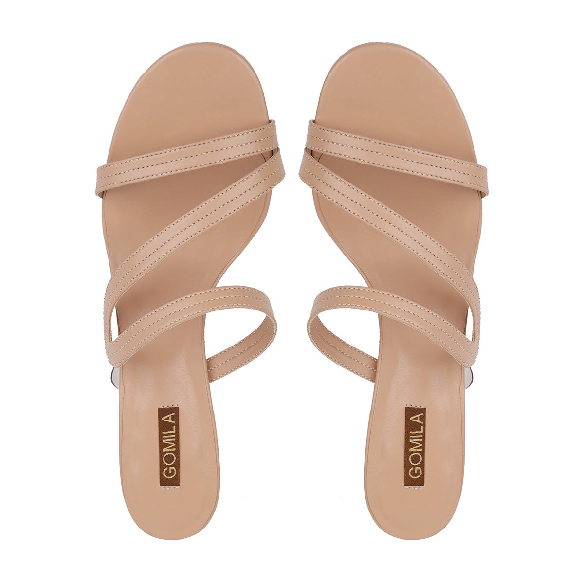 Zerixa - Women's Biege Heels