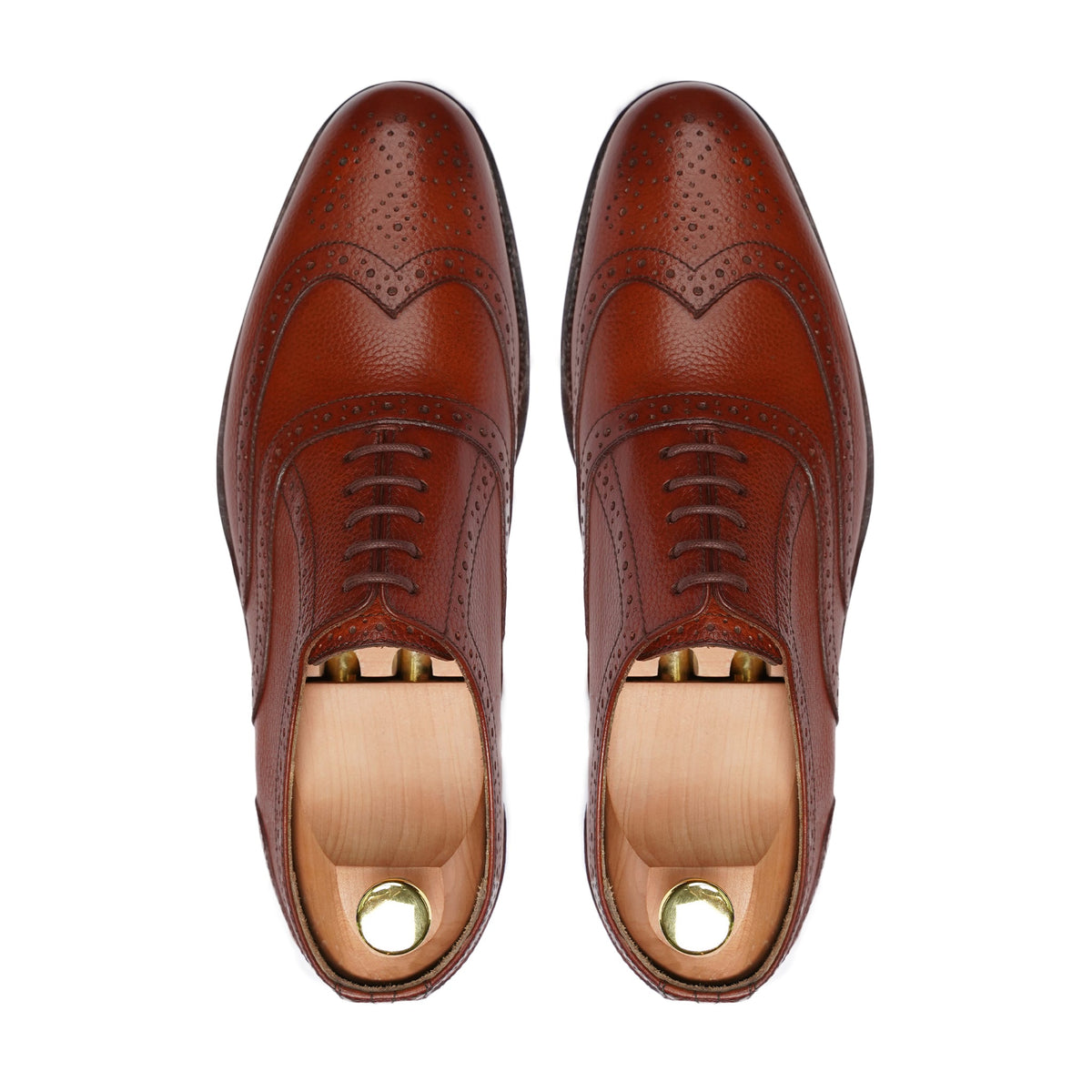 Marburg - Men's Orange Tan Calf Leather Oxford Shoe - Goodyear Welted