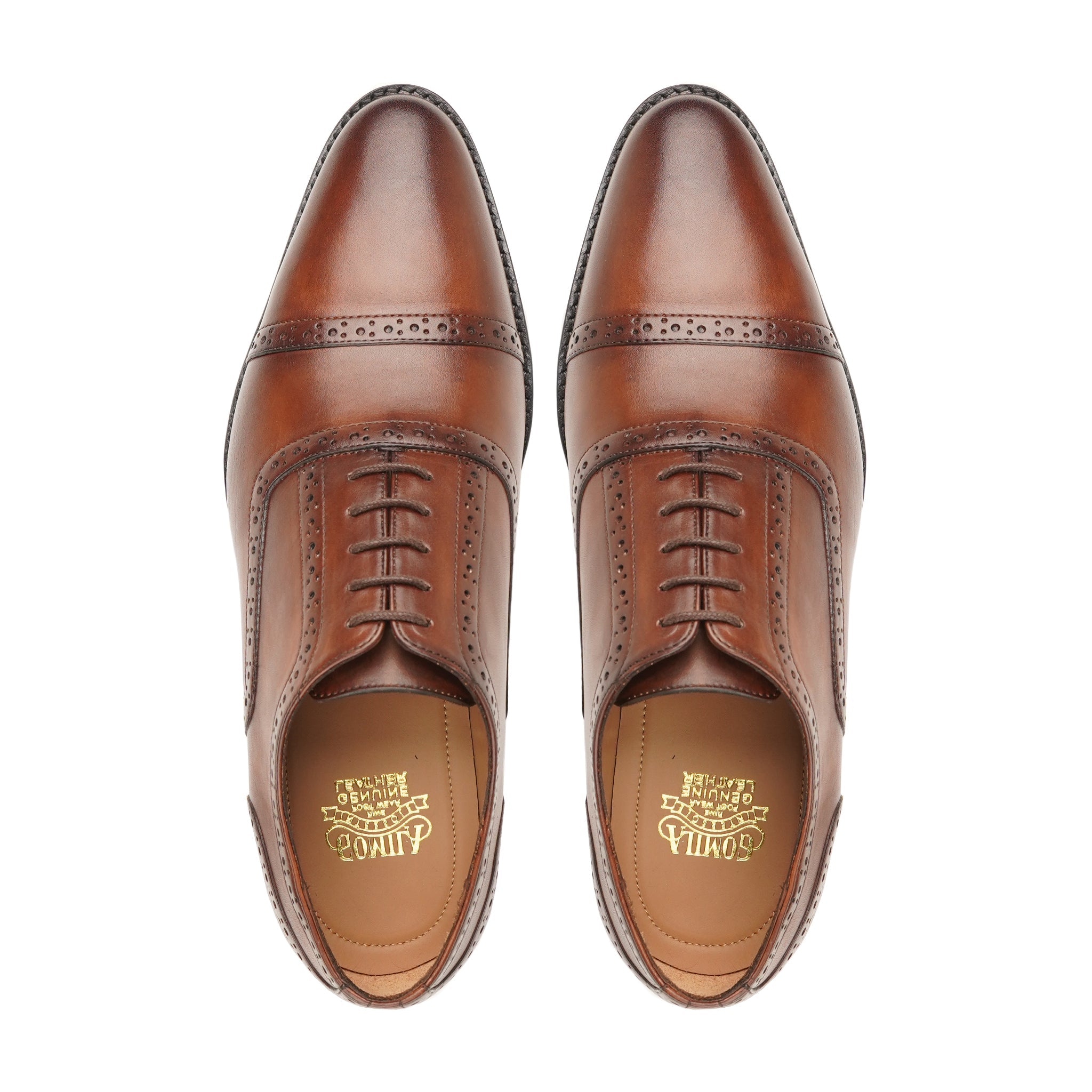 Chano - Men's Brown Calf Leather Oxford Shoe