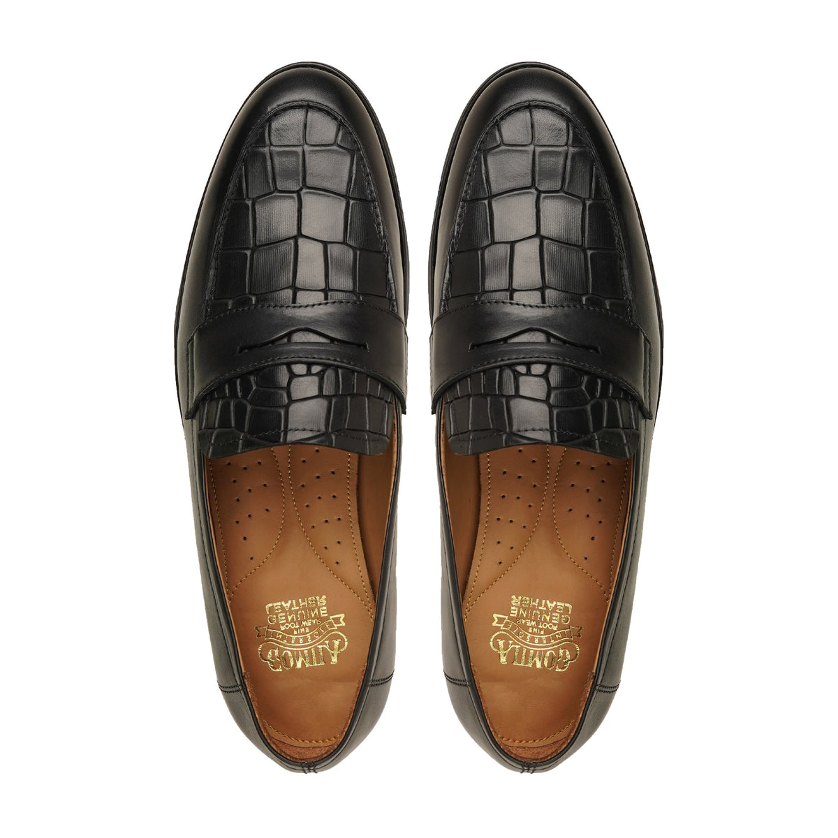 Dario - Men's Black Calf Leather Loafer