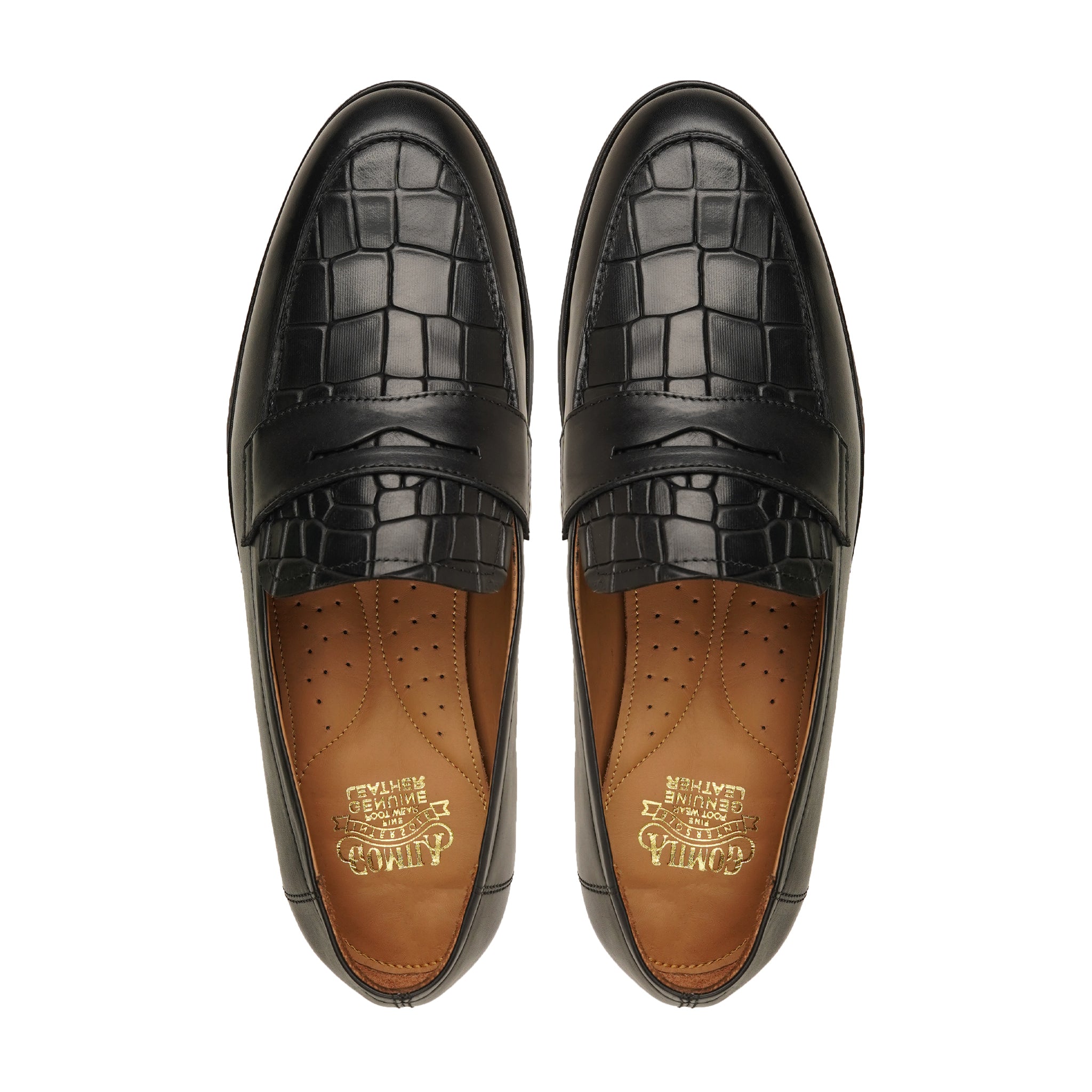 Dario - Men's Black Calf Leather Loafer