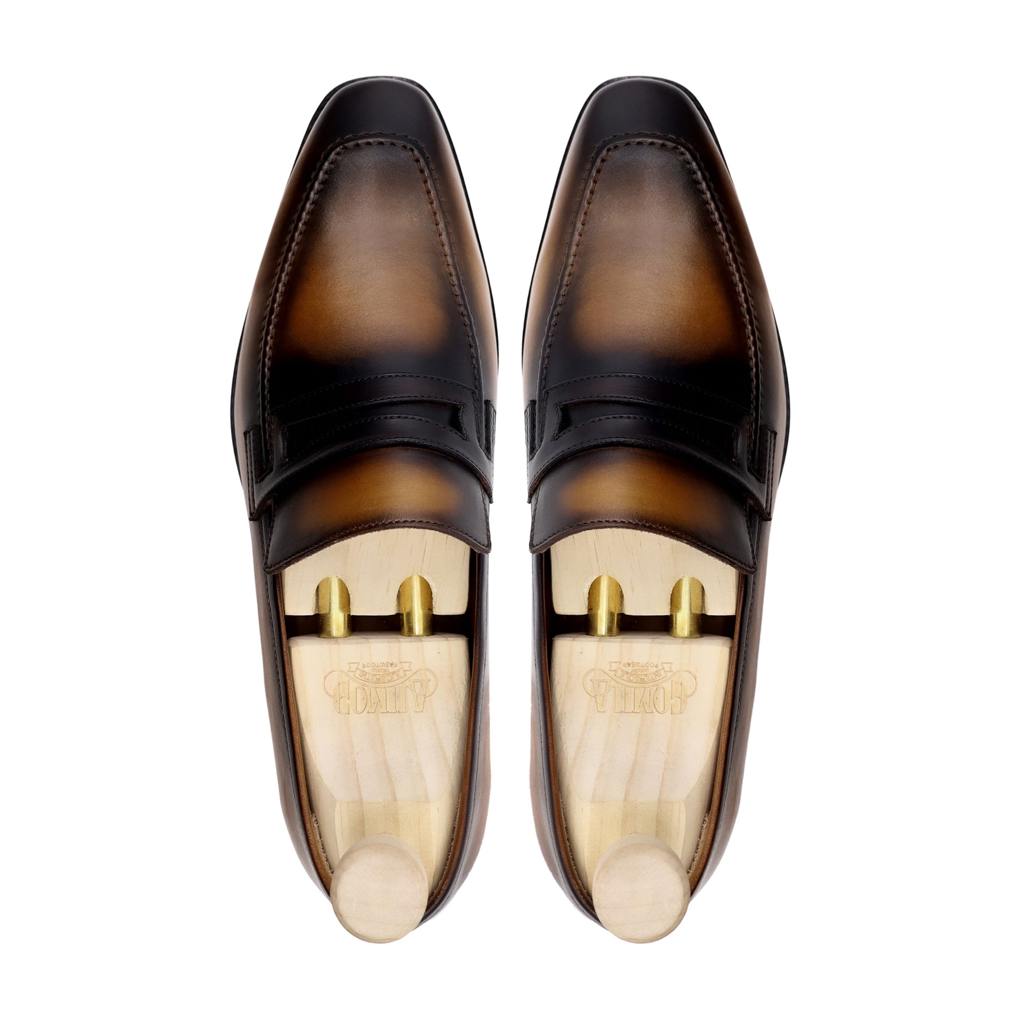 Huerta - Men's Burnish Tan Calf Leather Loafer