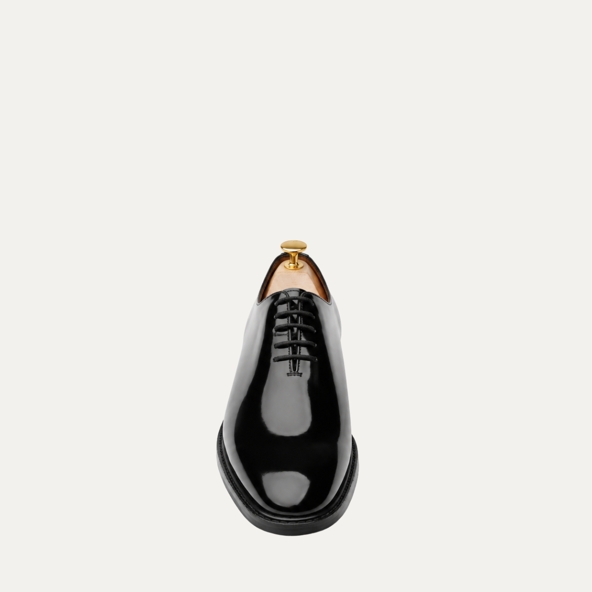 Carmelo - Men's Black Patent Leather Wholecut Shoe
