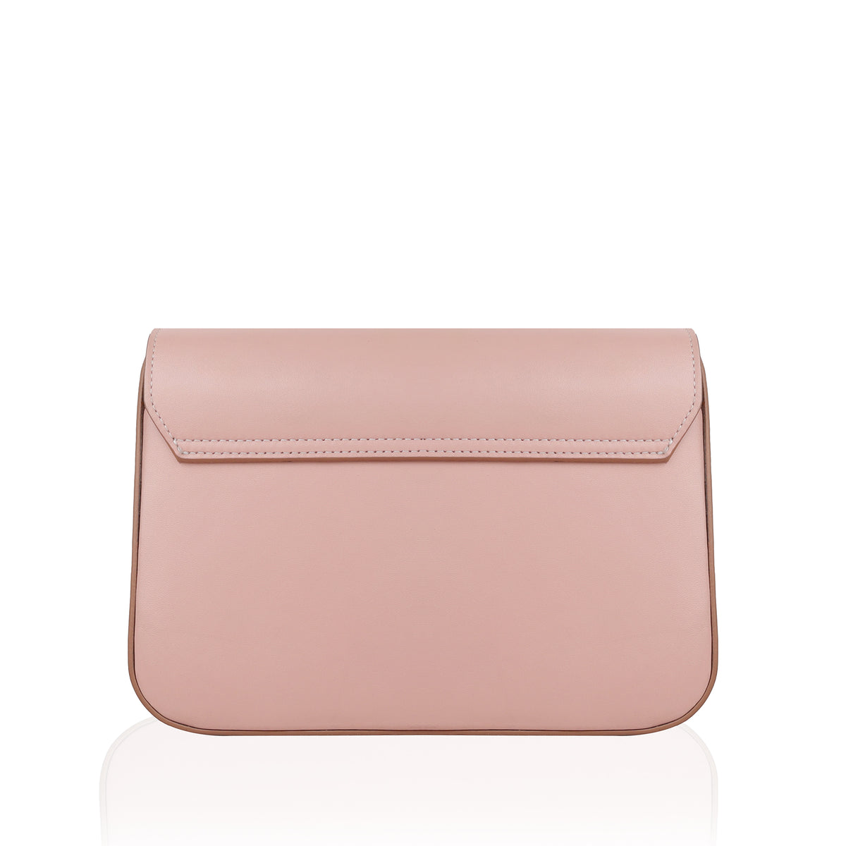 Alice  -  Women's Light Pink Leather Handbag