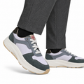 Micah - Men's White & Grey Sneaker
