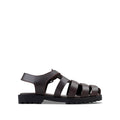 Balmo - Men's Dark Brown Calf Leather Sandal