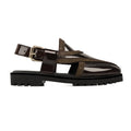 Musina - Dark Brown Box Leather Sandal