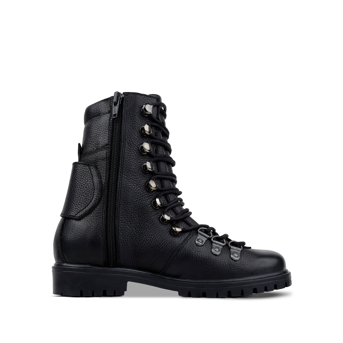 Finn -  Children's Black Calf Leather Long Boot
