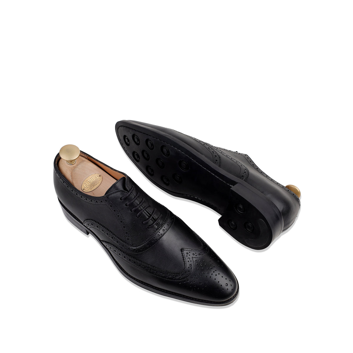 Northa - Men's Black Calf Leather Oxford