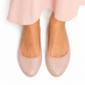 Dalston - Ladies Textured Pink Loafer