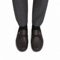 Doyle - Men's Dark Brown Calf Leather Driver