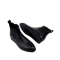Kian -  Children's Black Pullup Leather Chelsea