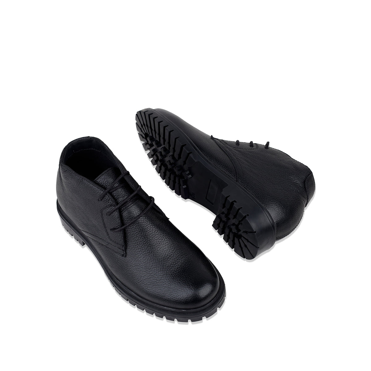 Jake -  Children’s Black Milled Leather Boot