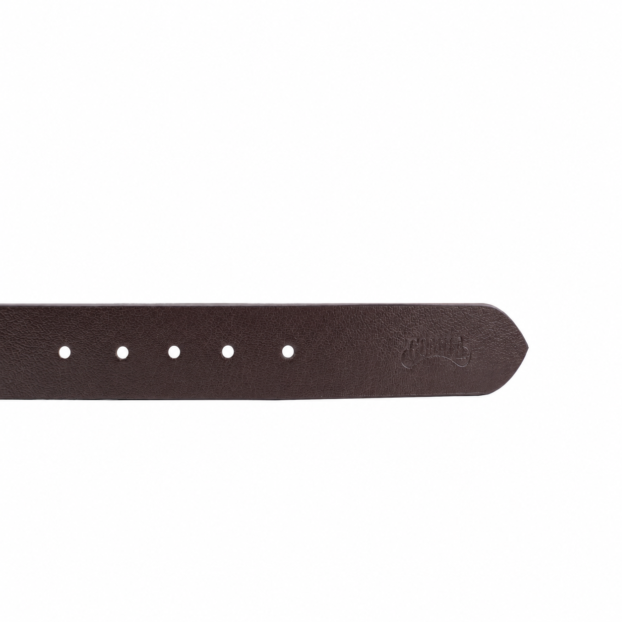 Belor - Men's Dark Brown Calf Leather Belt