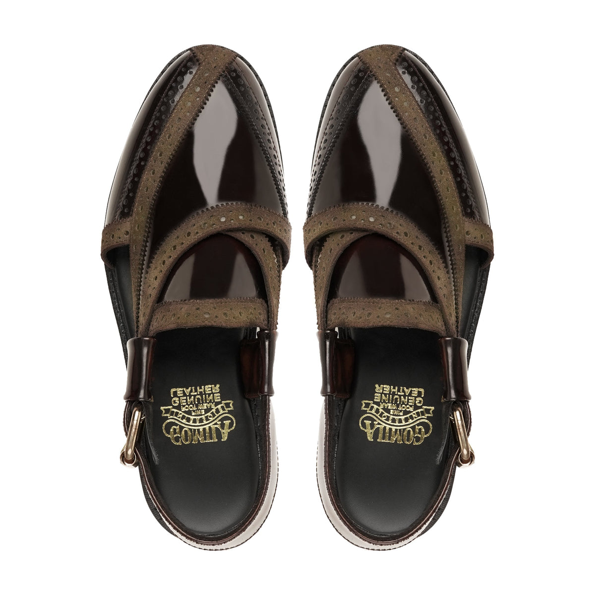 Musina - Dark Brown Box Leather Sandal
