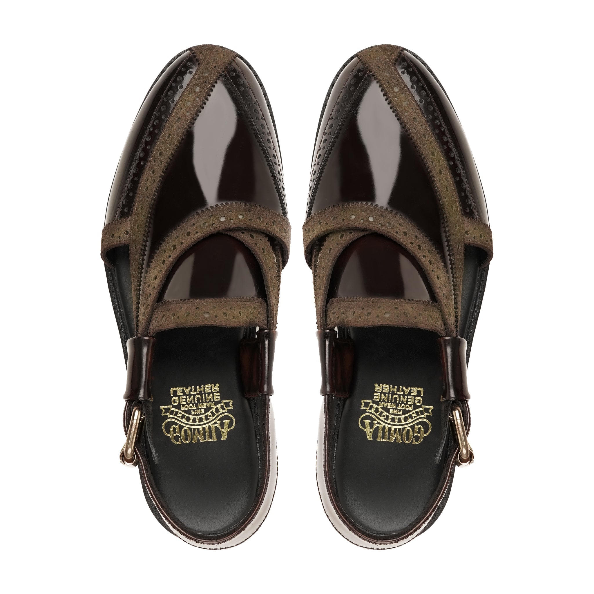 Musina - Dark Brown Box Leather Sandal