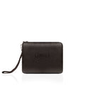 Castro - Men's Dark Brown Milled Leather Cigar Case