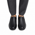 Apollo - Men's Black Milled Leather Sneaker