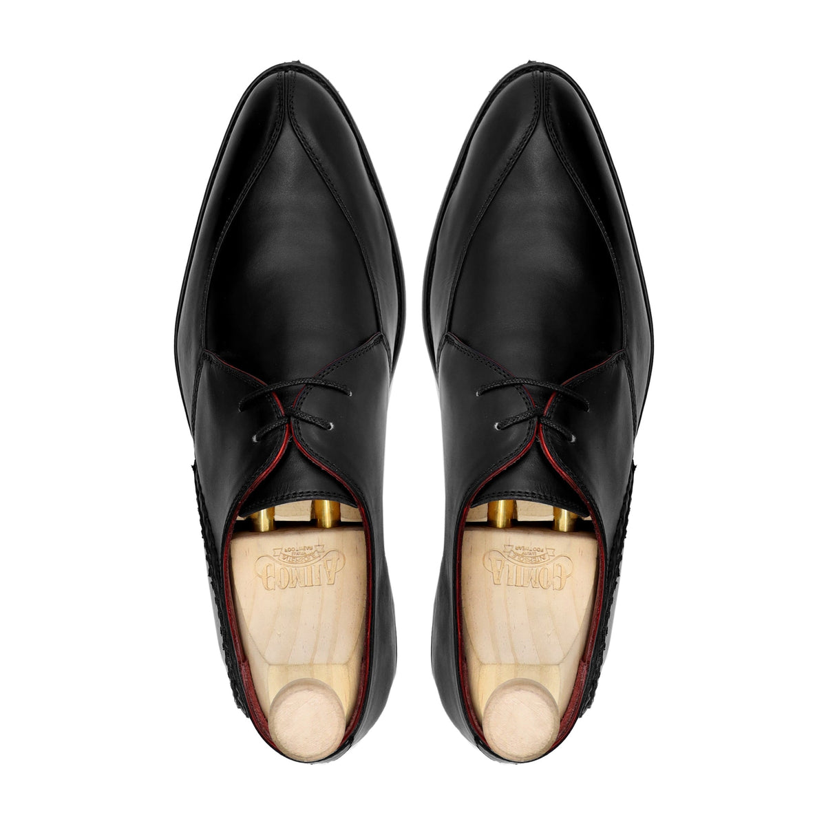 Jackson - Men's Black Calf Leather Derby Shoe