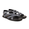 Elian - Men's Grey Calf Leather Sandal