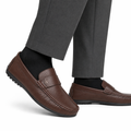 Baker - Men's Light Brown Milled Leather Driver