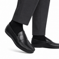 Corey - Men's Black Calf Leather Driver