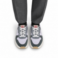 Micah - Men's White & Grey Sneaker