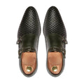 Salvador - Men's Green Patina Calf Leather Double Monktsrap