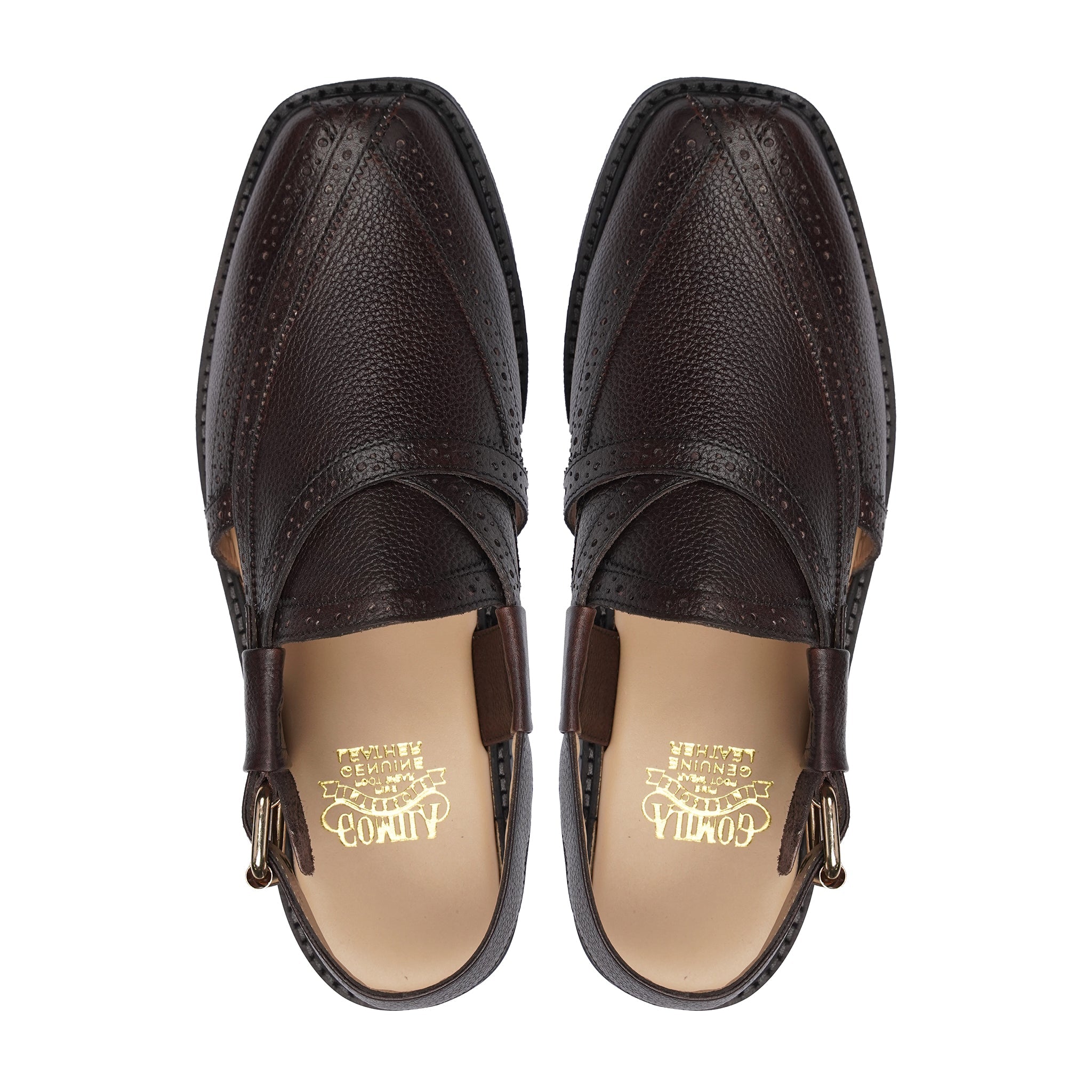 NOUROZE CHAPPAL MATT CHOCOLATE BROWN - Gomila Intersole