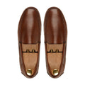 Wanderlust - Men's Brown Pe bble Grain Leather Loafer