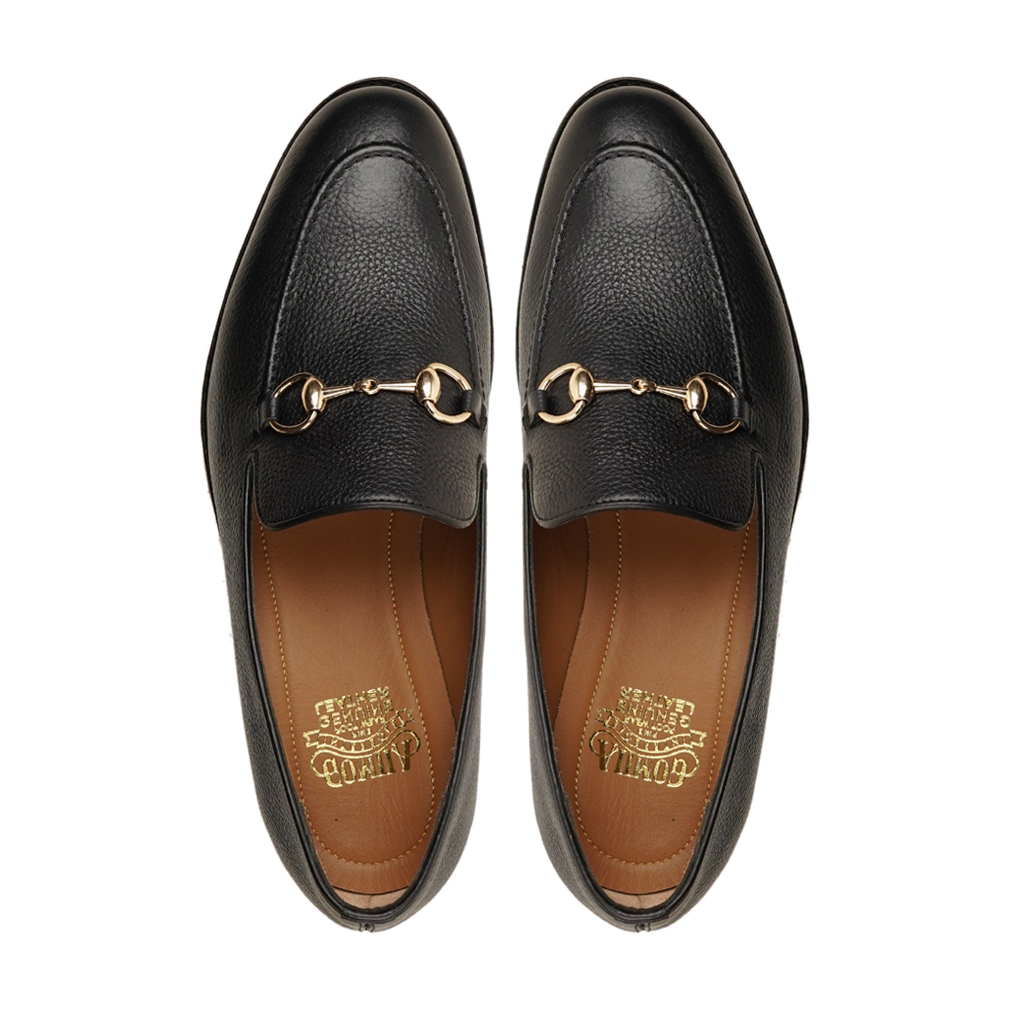Zen - Men's Black Pebbel Grain Leather Loafer