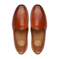 Vintage - Men's Tan Pebble Grain Leather Loafer