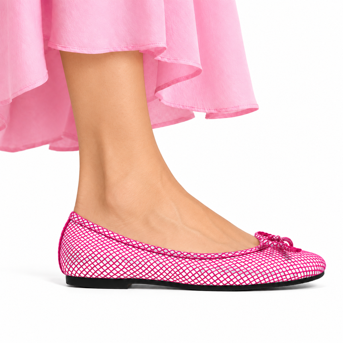 Hany - Ladies Pink Betty Suede Pump