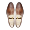 Amigo - Men's Beige Patina Calf Leather Loafer