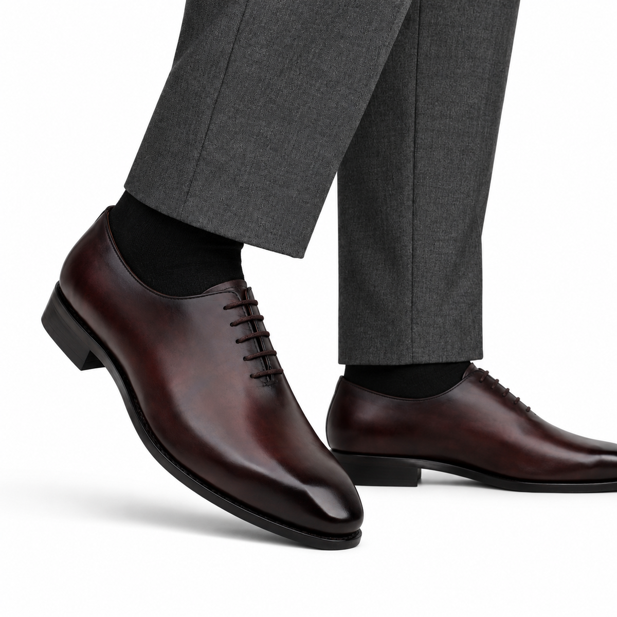Frank - Men's Brown Calf Leather Wholecut - Goodyear Welted